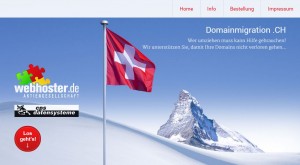 Webseite Domainmigration.ch